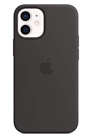 iPhone 12 Mini Black Silicone Case with MagSafe