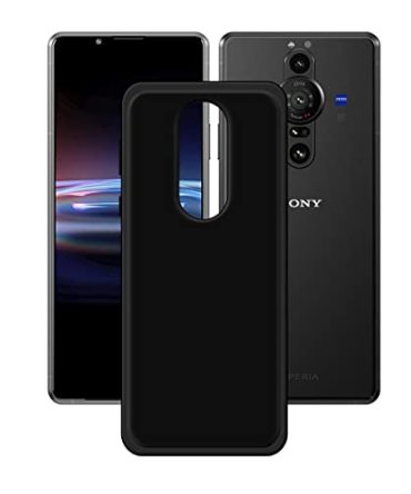 FZZSZS Slim Thin Black Case for Sony Xperia PRO-I