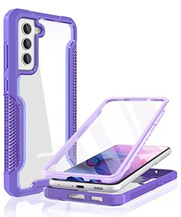 Purple Samsung S21 FE 5G Case Built-in Screen Protector