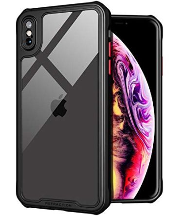 Black Clear iPhone Xs Max Case