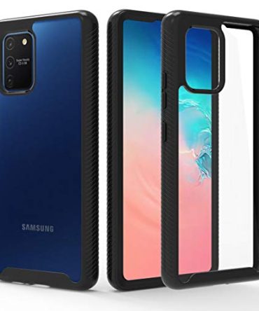 Samsung Galaxy S10 Lite Clear Case - Hybrid Triple Layer Armor Protection in Black/Clear