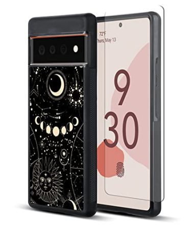 Moon Sun Star Google Pixel 6 Pro Case + Screen Protector