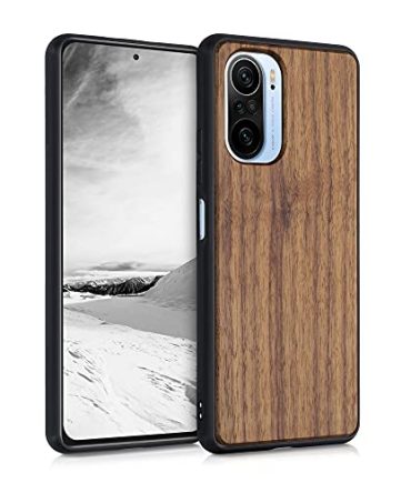 kwmobile Real Wood Case Compatible with Xiaomi Mi