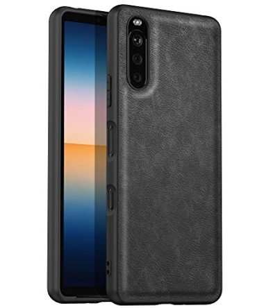 Premium Leather Soft Cover for Sony Xperia 10 III Lite