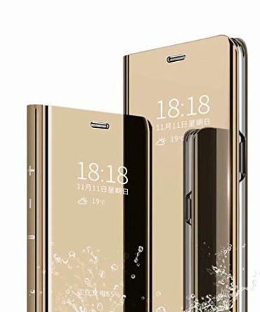 Gold Samsung F42 5G Case Cover Flip Shockproof