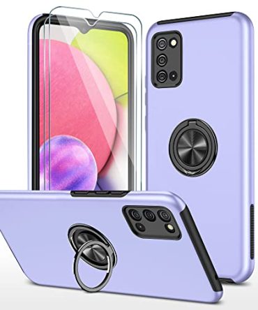 Purple Samsung Galaxy A03s Heavy Duty Shockproof Case