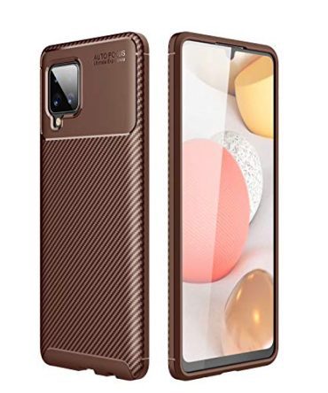 Samsung F42 5G Brown Case Impact Resistant