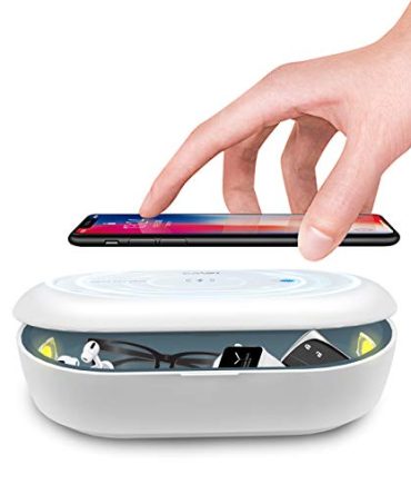 Portable Phone UV Light Sanitizer Box Fast Charging