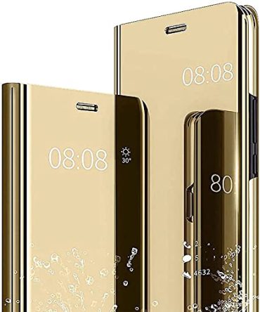 Smart Mirror Flip Gold Huawei Enjoy 20e Case