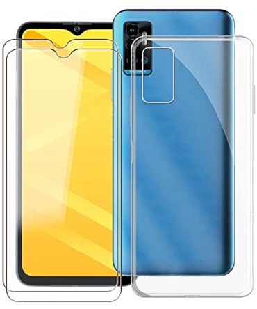 Phone Case for ZTE Blade A71 with 2 x Tempered Glass Protective Film