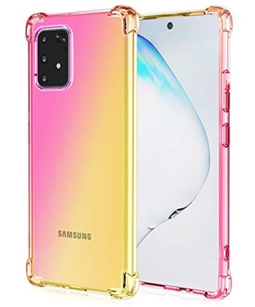 Clear Cute Gradient Galaxy A91 Phone Case