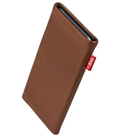 fitBAG Beat Brown Custom Tailored Sleeve for Sony Xperia Pro-I