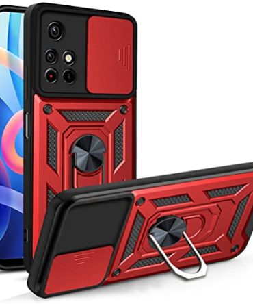 Heavy Duty Red Xiaomi Poco X4 Case