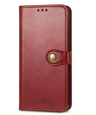 Red Huawei Enjoy 20e Leather Flip