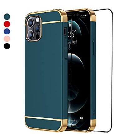 CROSYMX iPhone 12 Pro Max Case with 1 x Screen Protector