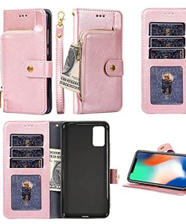 Stylish Pink Flip Case with Card Slot and Stand for ZTE Blade 11 Prime & Blade A71 - The Perfect Blend of Beauty and Functionality