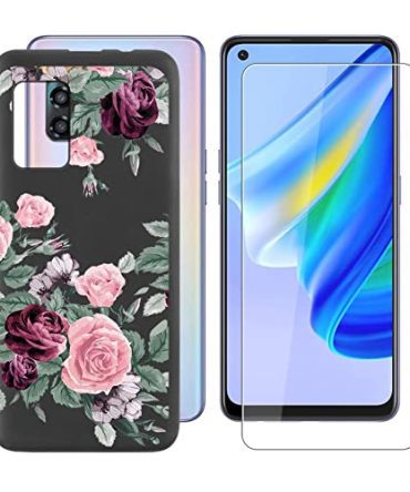 Red Rose Oppo Reno6 Lite case Protector Film Protection