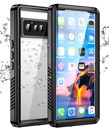 Google Pixel 6 Pro Waterproof Case with Built-in Screen Protector