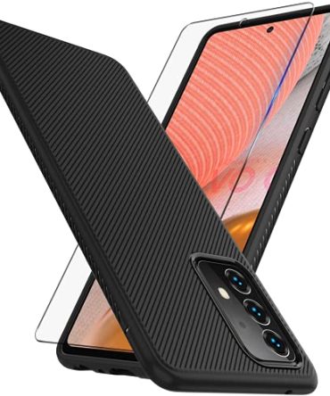 Resistant Black Samsung Galaxy A72 5G Case