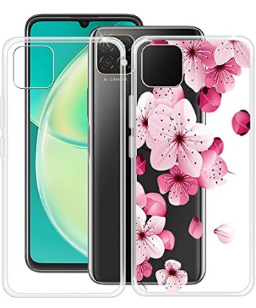 Clear Back Peach Blossom Huawei Nova Y60