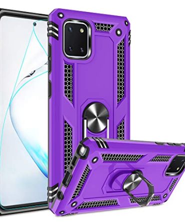 Samsung S10 Lite Purple Case with HD Screen Protector