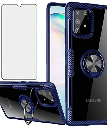 Samsung Galaxy S10 Lite Case with Tempered Glass Protector