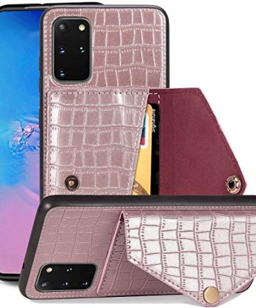 Rose Gold Samsung Galaxy S10 Lite Case with Card Holder