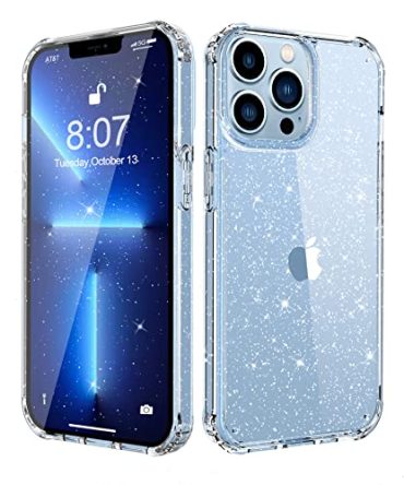 MTVOOX Compatible with iPhone 13 Pro Max Case Clear