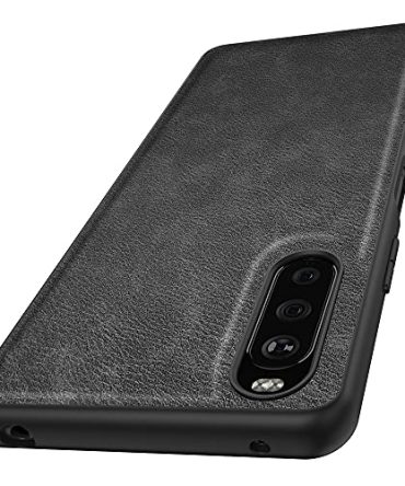 Premium Leather Soft Cover for Sony Xperia 10 III Lite