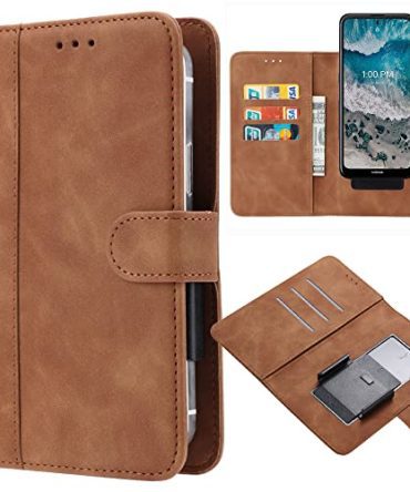 Universal PU Leather Wallet Case with Credit Card Holder