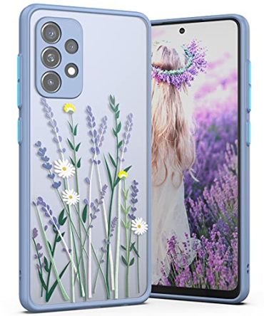 Purple Samsung A72 5G Case Translucent Matte