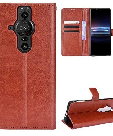 Flip Leather Wallet Cover Case for Sony Xperia Pro-I