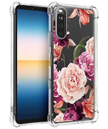 Osophter for Sony Xperia 10 III Case Flower Floral