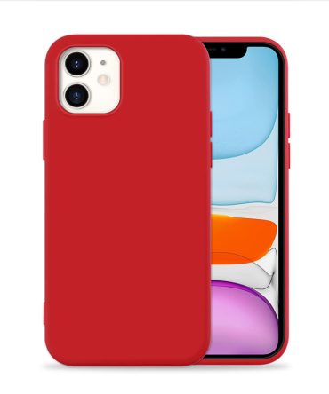 Red iPhone 12 Mini Case Shockproof Slim Fit