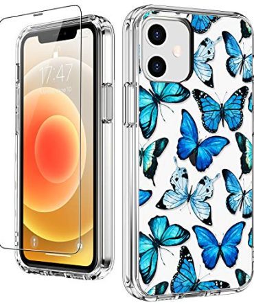 LUHOURI for iPhone 12 Mini Case with Screen Protector