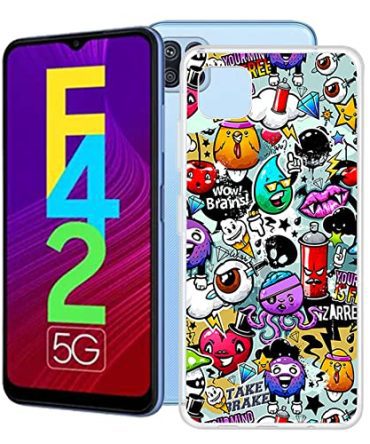 Samsung F42 5G Cartoon Devil Silicone Case