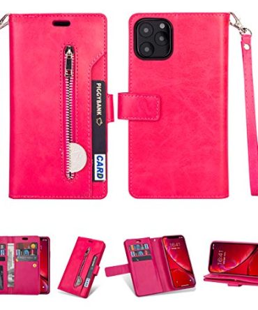 FOLICE iPhone 11 Pro Zipper Wallet Case