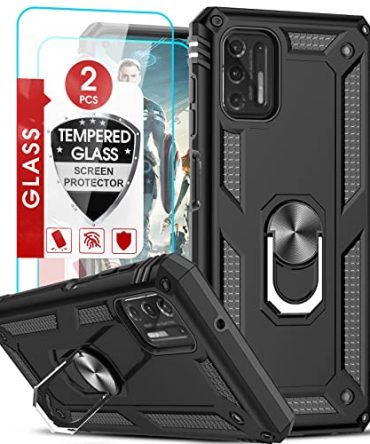 Black Moto G Stylus Military Grade Phone Case