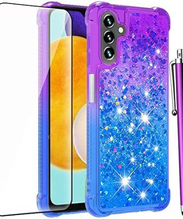 Glitter Bling Purple/Blue Samsung Galaxy A13 5G Case