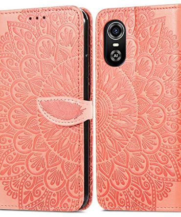 Orange ZTE Blade A31 Plus Case with Card Holder