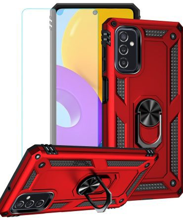 Red Samsung M52 Case Military Grade