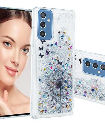 Samsung M52 5G Case Glitter Flowing Liquid