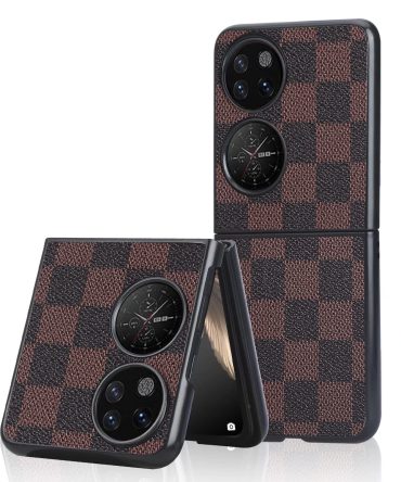 Leather Brown Huawei P50 Pocket case