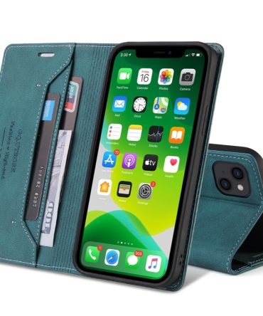 IPhone 14 Pro Max Anti-theft Brush Leather Case