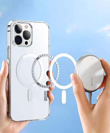 Transparent Magnetic Phone Case for iPhone 14 Pro